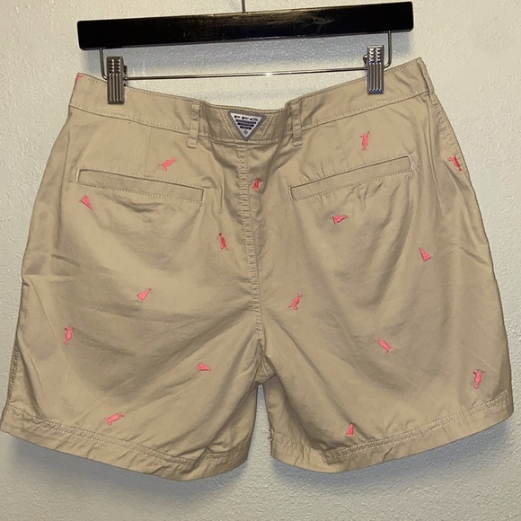 Columbia Super Bonehead Performance Fishing Gear Embroidered Cabincore Shorts - Picture 4 of 7